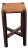 Early 20th C Arts & Crafts Mission Tiger Oak Side Table – Square Top For Sale