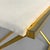 Gold Italian Modern Stools in Gilt Metal and White Fabric, 1980s, Set of 2 For Sale - Image 8 of 18