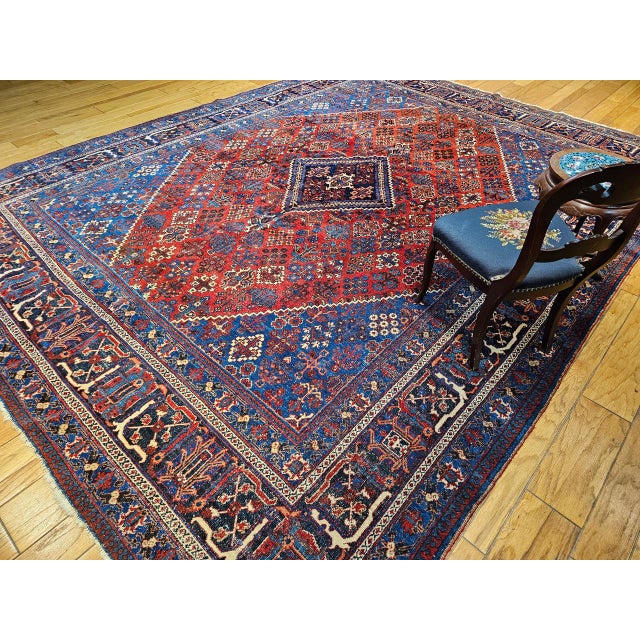 Vintage Persian Joshegan Kashan Rug, Hand-Knotted Wool, Weeping Willow Pattern,11x14 For Sale - Image 14 of 14