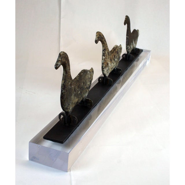 American Early 20th Century Shooting Gallery Cast Iron Ducks For Sale - Image 3 of 7