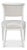 Klismos Dining Chairs in White with Cream Seats, Sets of 2 For Sale - Image 4 of 11