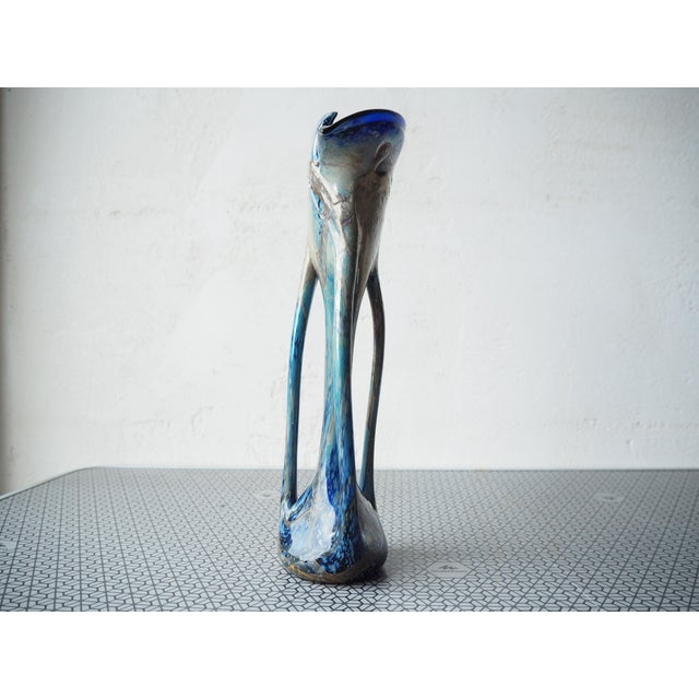 Mid-Century Modern Mid-Century Art Glass Vase, Bohemia, 1960s For Sale - Image 3 of 18