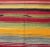 Mid 20th Century Mid 20th Century Bright & Colorful Vintage Turkish Kilim Rug in Stripes Design With Vivid Colors For Sale - Image 5 of 11