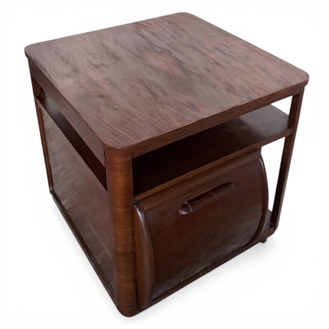 Art Deco Walnut Drinks Cabinet by Incorporall, 1930s For Sale - Image 10 of 11