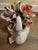 Ceramic Vintage Capodimonte Porcelain Swan Floral Centerpiece Made in Italy W/ Original Tag For Sale - Image 7 of 8