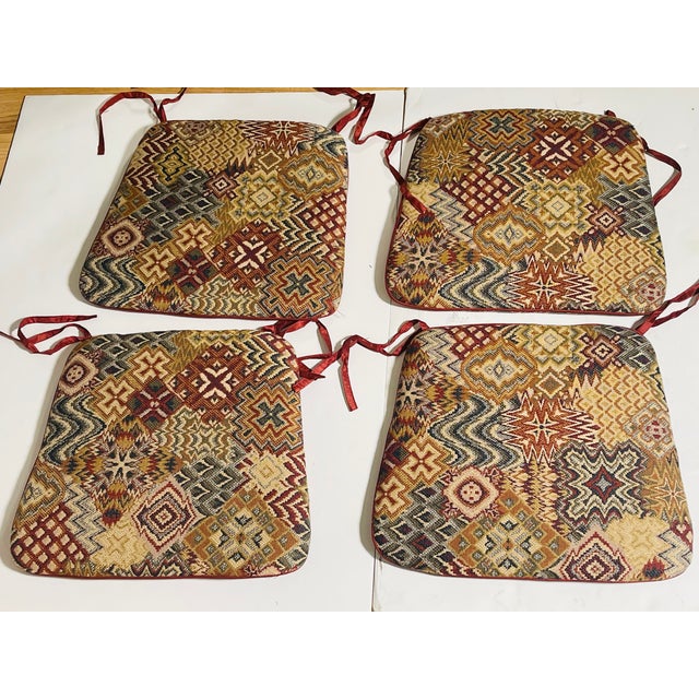 Vintage Brocade Double Sided Set Cushions Missoni Style - Set of 4 ...