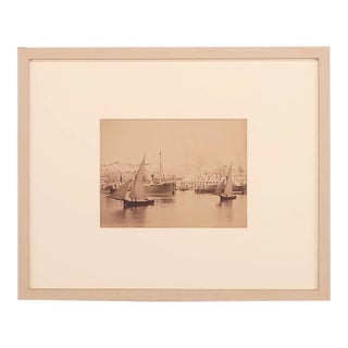 Photograph of Ships in Middle East, Circa 1880 For Sale
