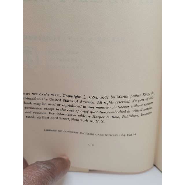 Realism "Why We Can't Wait" by Martin Luther King, Jr. For Sale - Image 3 of 18