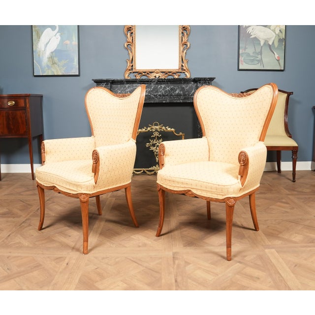 Pair of Vintage Fireside Chairs For Sale - Image 16 of 18