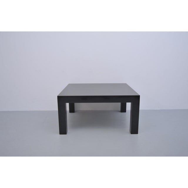 Black Coffee Table attributed to Giandomenico Belotti, 1980s For Sale - Image 8 of 8