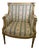 Louis XVI 19th C Gilded Bergere Chair For Sale