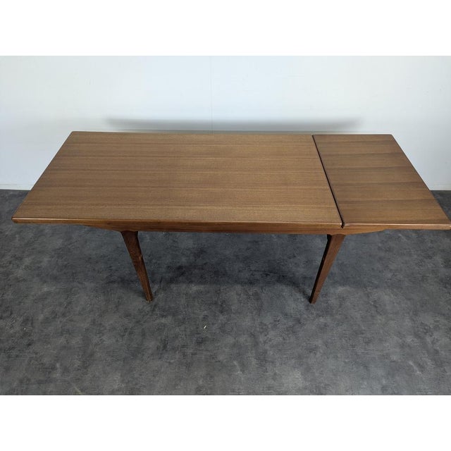 Wood Vintage Scandinavian Teak Table For Sale - Image 7 of 8