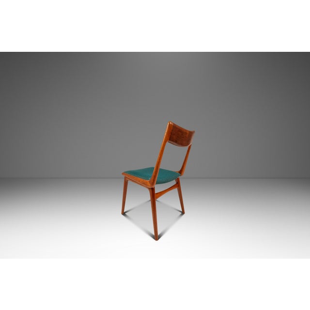 Danish Mid-Century Modern Model 370 Boomerang Dining Chair / Desk Chair Attributed to Alfred Christensen for Slagelse Møbelværk, Denmark, C. 1960's For Sale In Orlando - Image 6 of 18