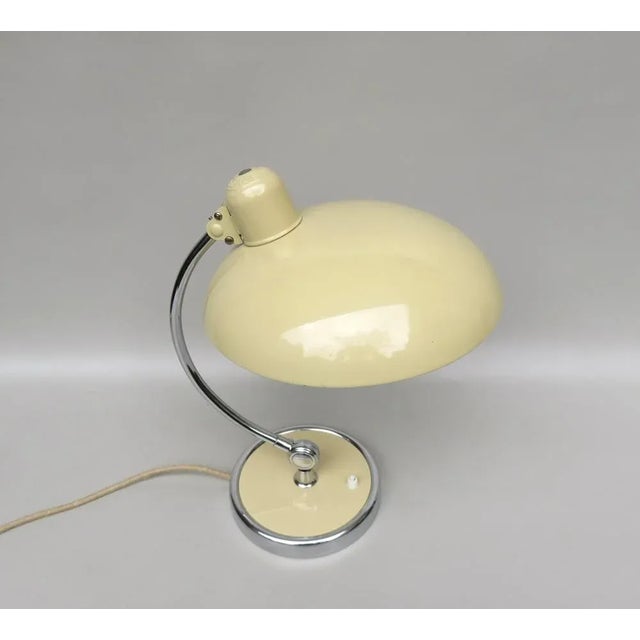 A desk lamp from Kaiser Idell "President", a design by Bauhaus designer Christian Dell from the time of the Bauhaus Dessau...