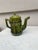 Late 19th Century 19th Century French Green Majolica Bamboo Teapot Salins For Sale - Image 5 of 9