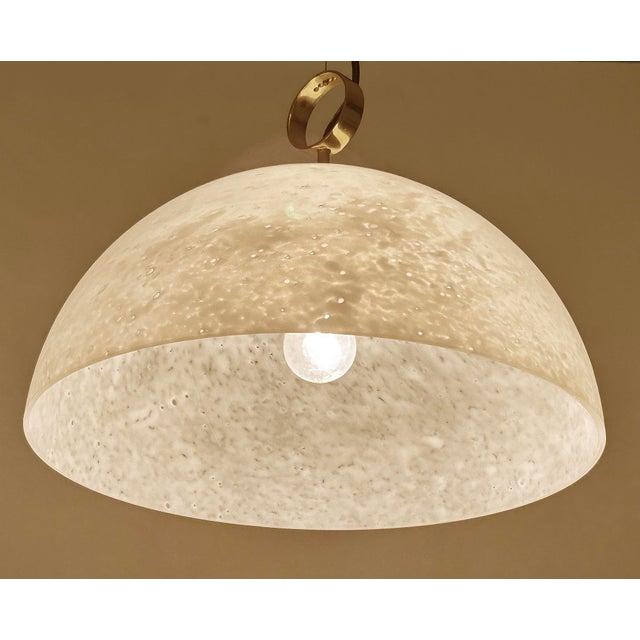 Vintage Glass Pendant Light from Glashütte Limburg, 1970s For Sale - Image 10 of 18