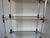 1970’s Mid-Century Modern Charles Hollis Jones Style Aluminum & Glass Five-Tier Étagère Display Shelf For Sale In Miami - Image 6 of 13