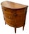Louis XVI Style Cherrywood Commode with Three Half-Moon Drawers, 1940s For Sale - Image 3 of 10