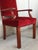 Late 19th Century 19th Century Spanish Revival High Back Armchair With Red Velvet Upholstery For Sale - Image 5 of 13