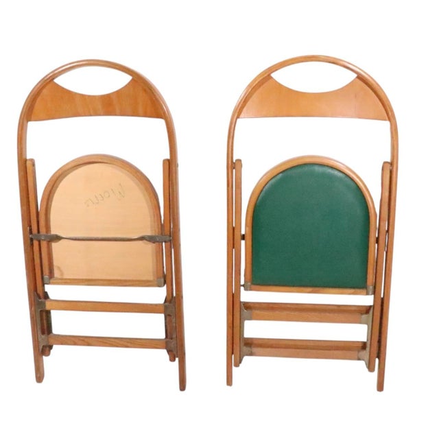 Pr. Vintage Folding Chairs by Silleria La Malinche Mexico C 1950/60's - Set of 2 For Sale - Image 13 of 16