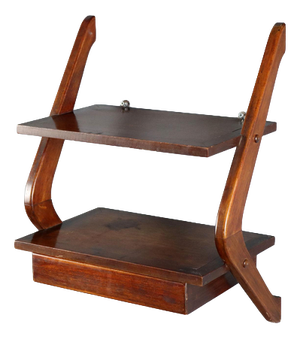 Vintage Wall Unit in Mahogany and Walnut Veneer, 1950s
