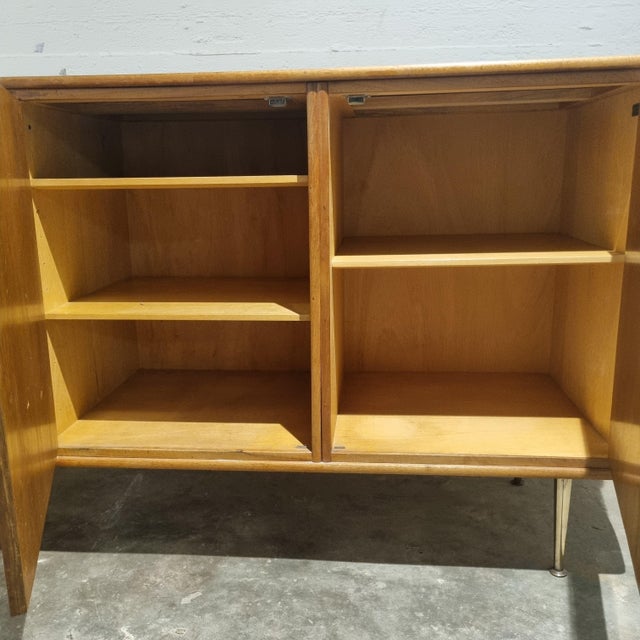 Walnut and Brass Sideboard by William Watting for Fristho, 1950s For Sale - Image 13 of 16