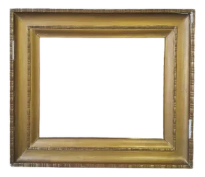 French Stucco Gold Frame, 1880s