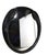 Art Deco Hollywood Regency Black Lacquer Mirror Made in Italy C. 1970/80’s For Sale - Image 3 of 12