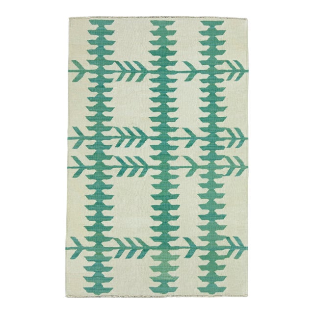 Turkish Kilim Oriental Handmade Flatweave 2'11" x 4'5" #18159 For Sale