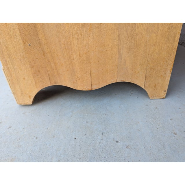 Unfinished 1970s Ethan Allen Open Maple Hutch For Sale - Image 9 of 10