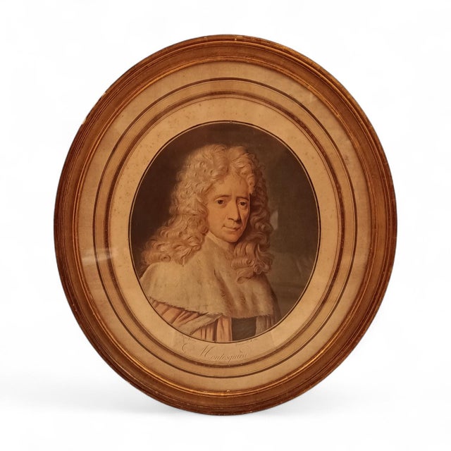 Beige Pierre Michel Alix, Great Men, 18th Century, Engravings, Set of 7 For Sale - Image 8 of 16