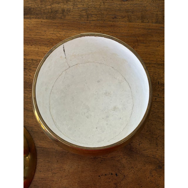 Vintage Apple-Form Lidded Ice Bucket / Decorative Container – Mid-Century Modern Sculptural Decor For Sale - Image 11 of 15