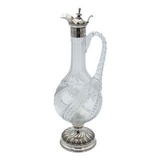 Translucent Crystal Wine Bottle For Sale