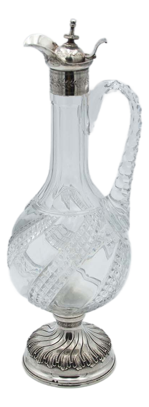 Translucent Crystal Wine Bottle