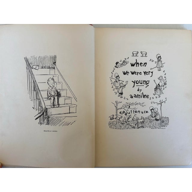 When We Were Very Young by Milne. A. A. 1925 Special Holiday Edition For Sale - Image 9 of 12