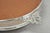 Vintage Eales 1779 Silver Plated Georgian Oval Formica Footed Bar Platter Tray For Sale - Image 9 of 15