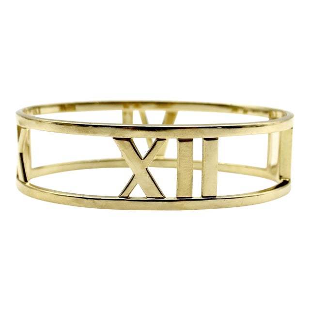 Vintage 18k Gold Tiffany & Co. Atlas Bracelet For Sale