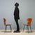 Six 1960s chairs with a distinctive design featuring seats made of bent plywood, a material that combines elegance and...