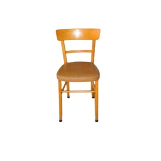 Hungarian Leatherette Dining Chair, 1960s For Sale