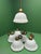 Vintage Opal Glass Pendant Light, 1920s For Sale - Image 11 of 11