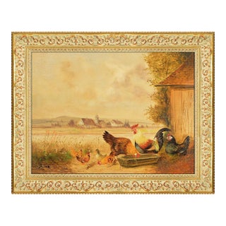Early 20th Century Pecking Order, Waldemar Theophil Fink For Sale
