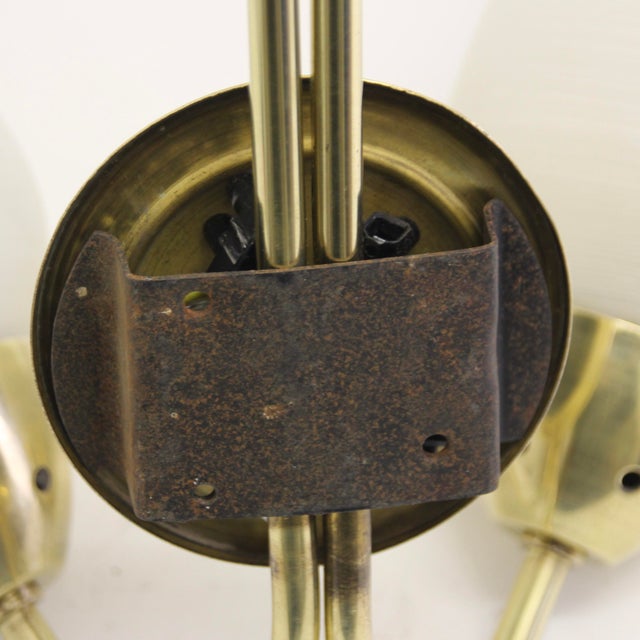 1950s French Wall Lamp attributed to Arlus, 1950s For Sale - Image 5 of 10