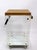 Lucite Chrome and Wood Serving Cart For Sale In New York - Image 6 of 13