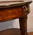 1900s Antique French Walnut & Satinwood Inlay Marble Top Side Table / End Table For Sale - Image 11 of 16