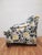 Custom Cabbage Rose Floral Upholstered Down Deep Seat Club Chair For Sale In New York - Image 6 of 9