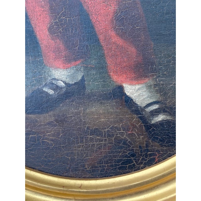 18th Century Old Master Painting of a Boy Full Figure For Sale - Image 14 of 15