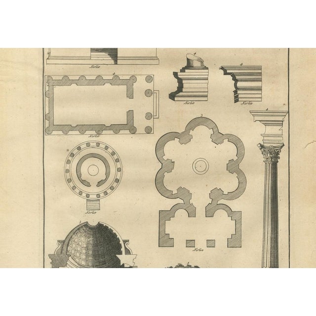Montfaucon, Architecture Engraving, 1721, Paper For Sale - Image 6 of 9