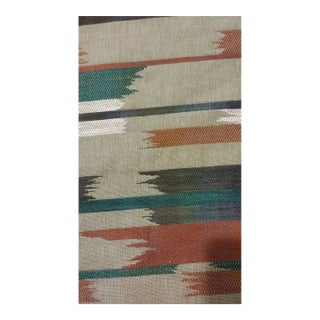 9 Yards of Southwestern Tribal Style Upholstery Design Fabric For Sale