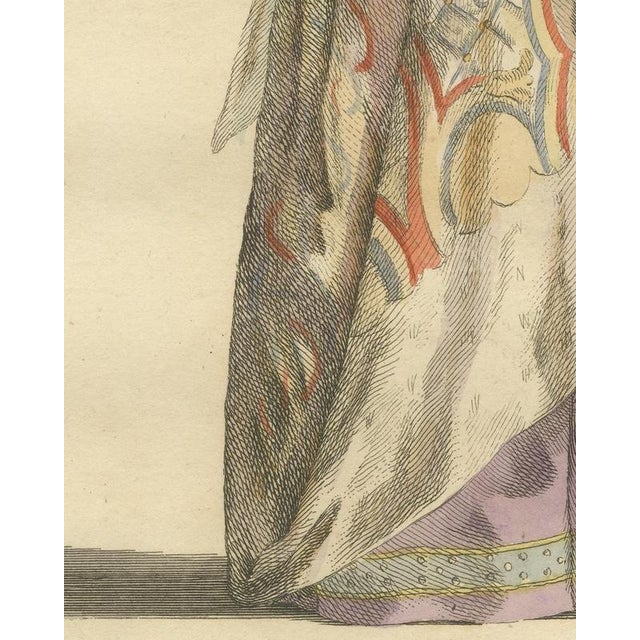 Jefferys, Countess of Holland and Zealand in 1480 with a Veiled Headdress, 1757, Engraving For Sale - Image 6 of 9