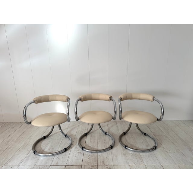 1970s Chairs by Rudi Bonzanini for Tecnosalotto, 1970s, Set of 6 For Sale - Image 5 of 17